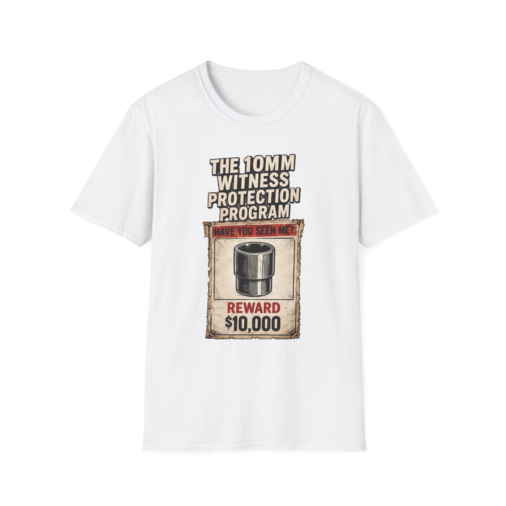 “The 10mm Witness Protection Program” Funny Graphic Tee-