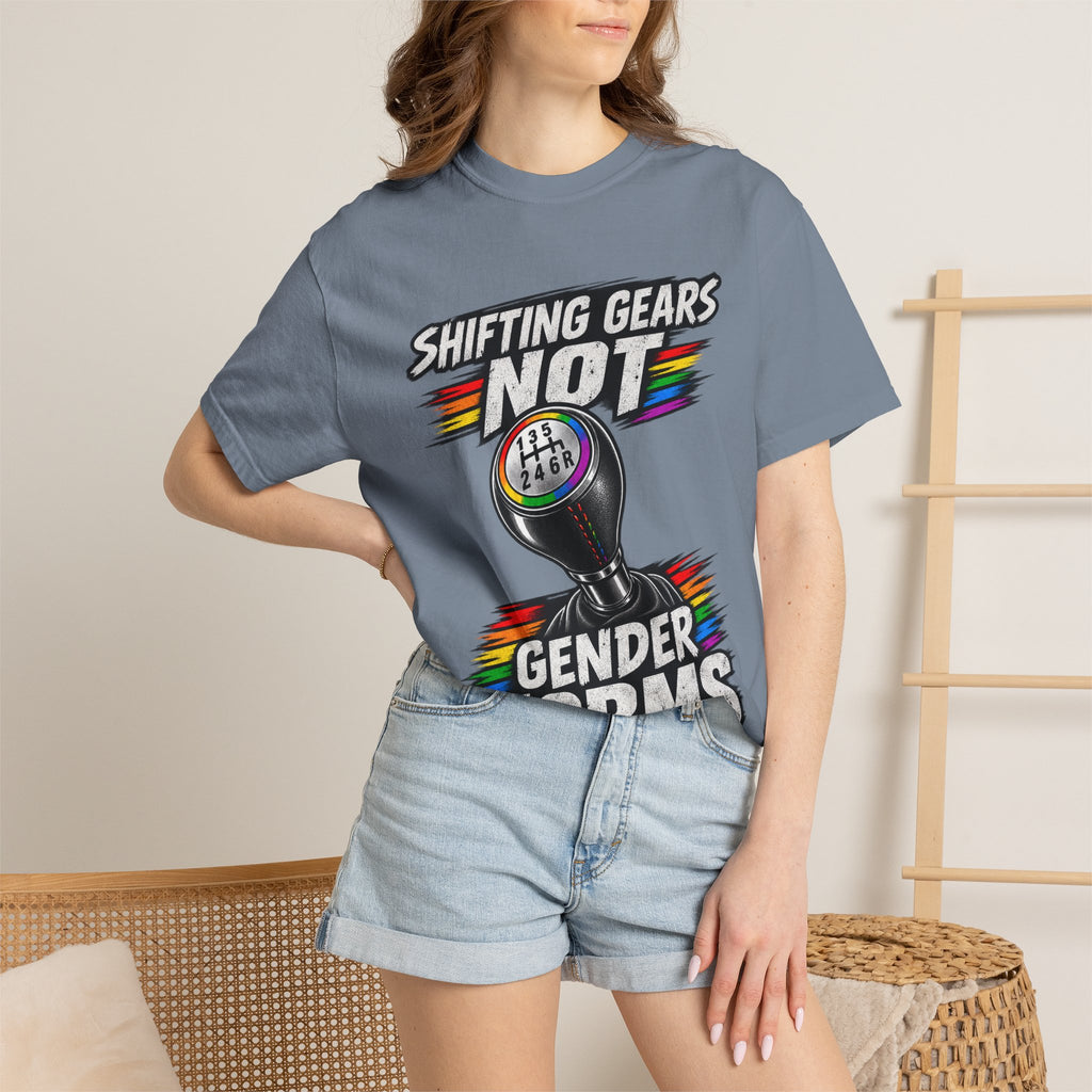 Shifting Gears Not Gender Norms T-Shirt