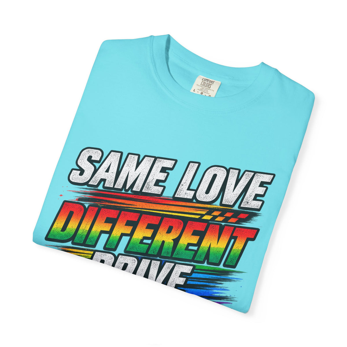 T-Shirt — "Same Love Different Drive" Car Graphic Tee