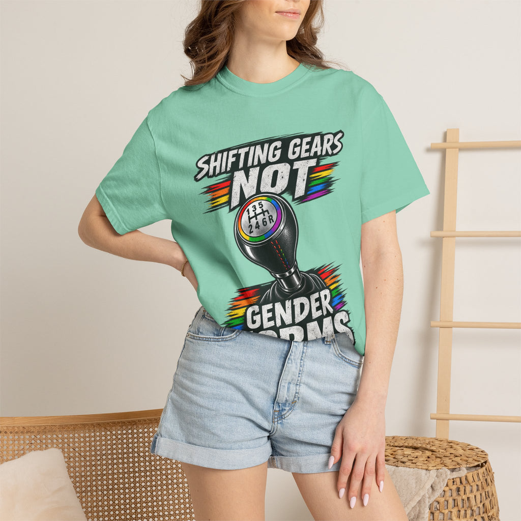 Shifting Gears Not Gender Norms T-Shirt