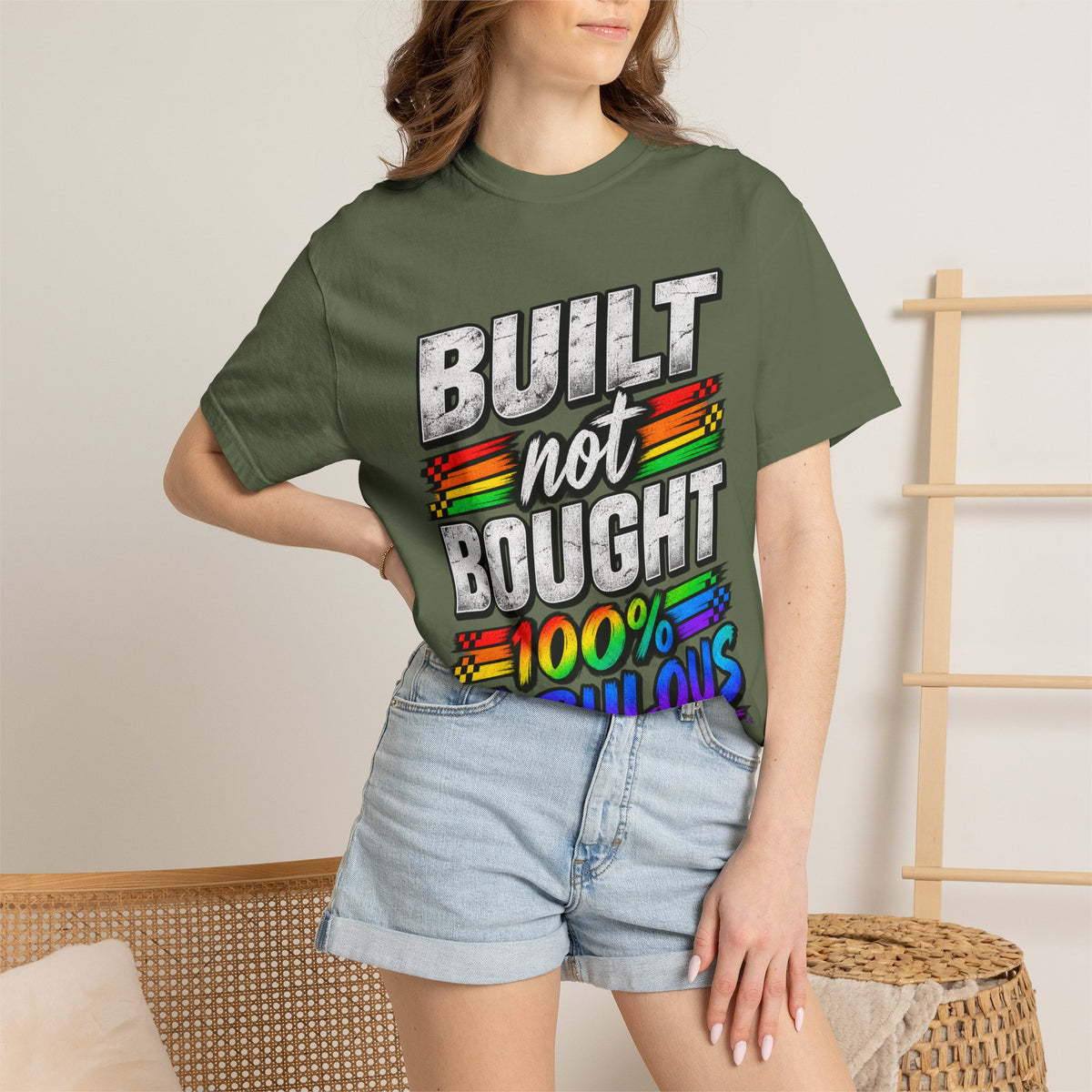 Built Not Bought 100% Fabulous T-Shirt