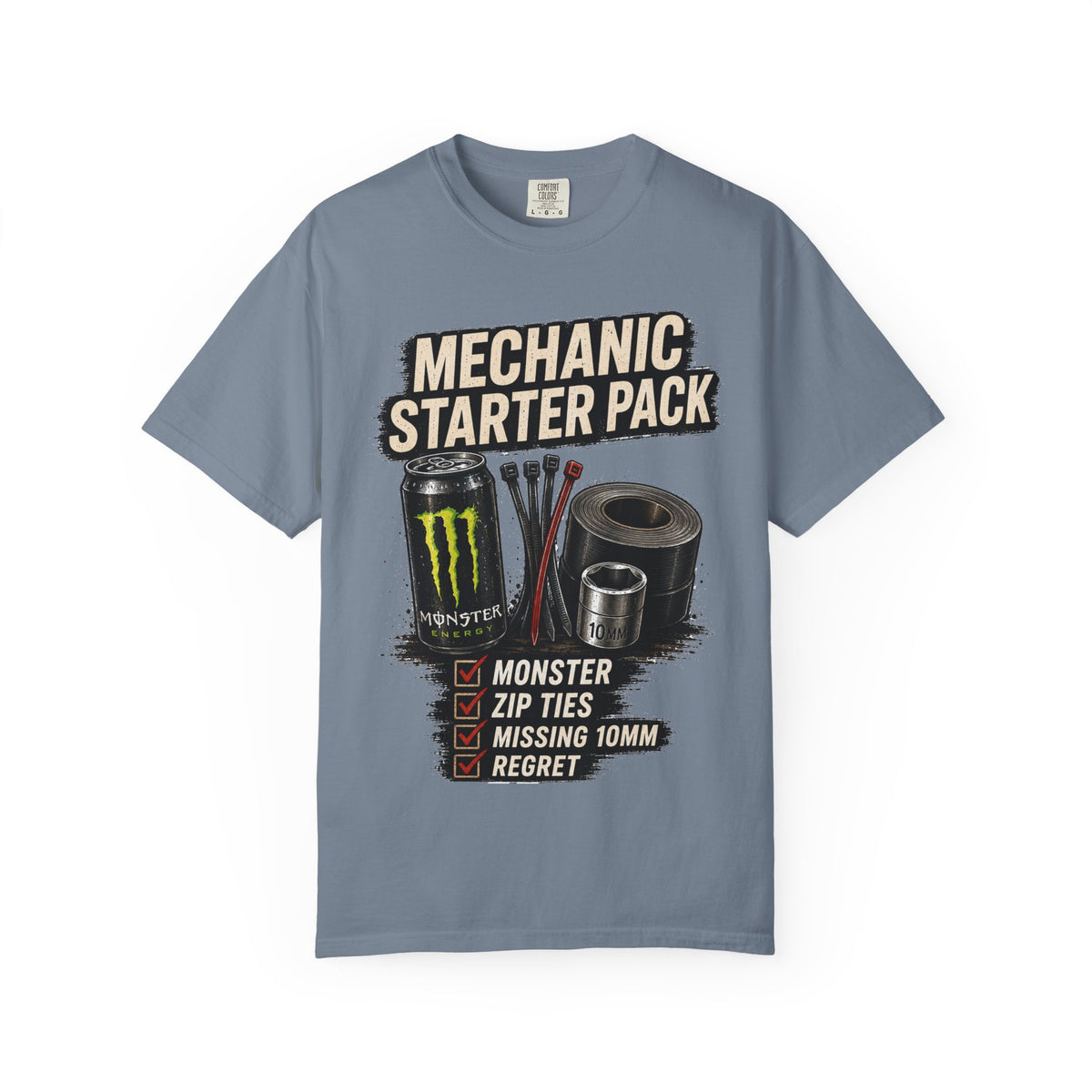 Mechanic Starter Pack T-Shirt — 'Mechanic Starter Pack' Graphic Tee