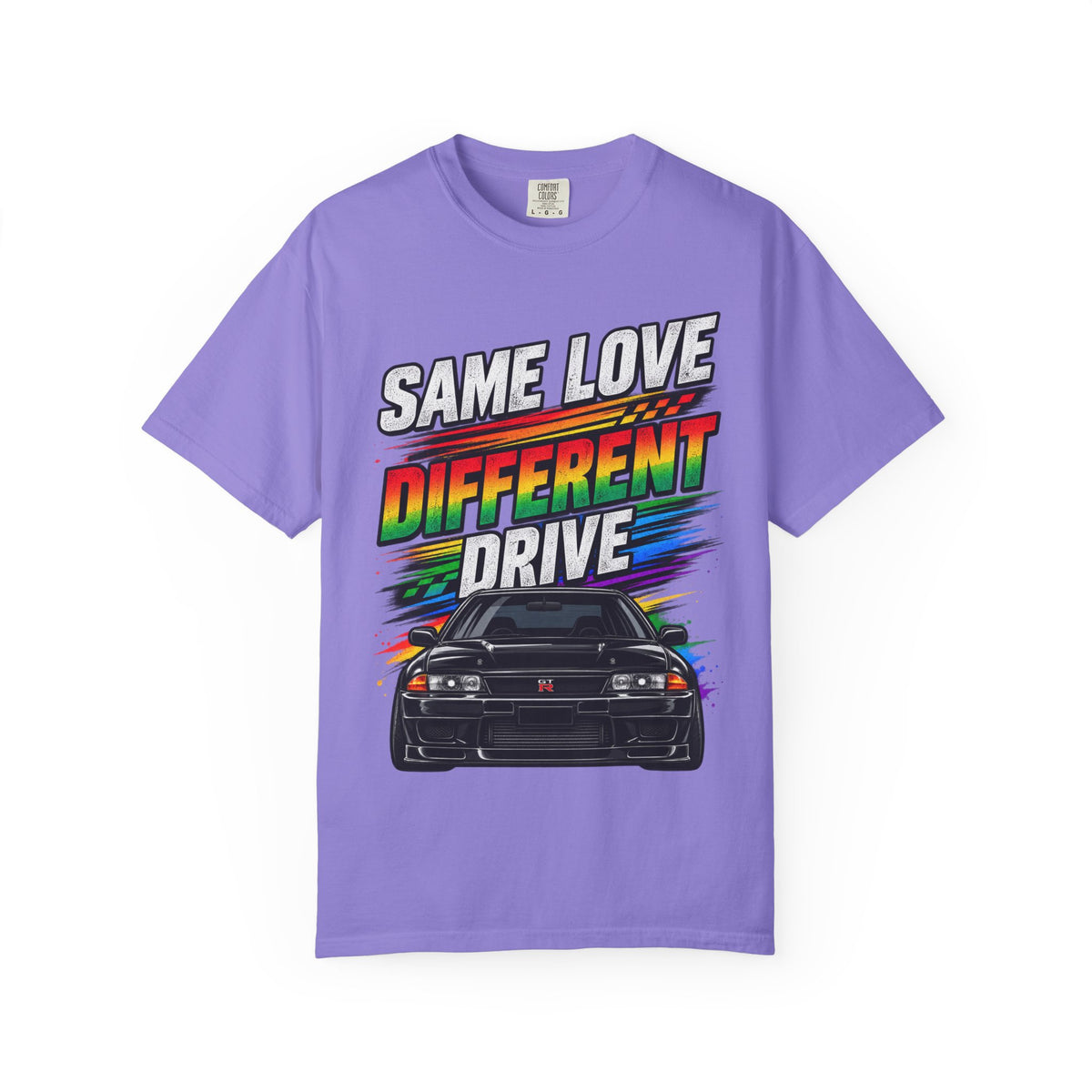 T-Shirt — "Same Love Different Drive" Car Graphic Tee