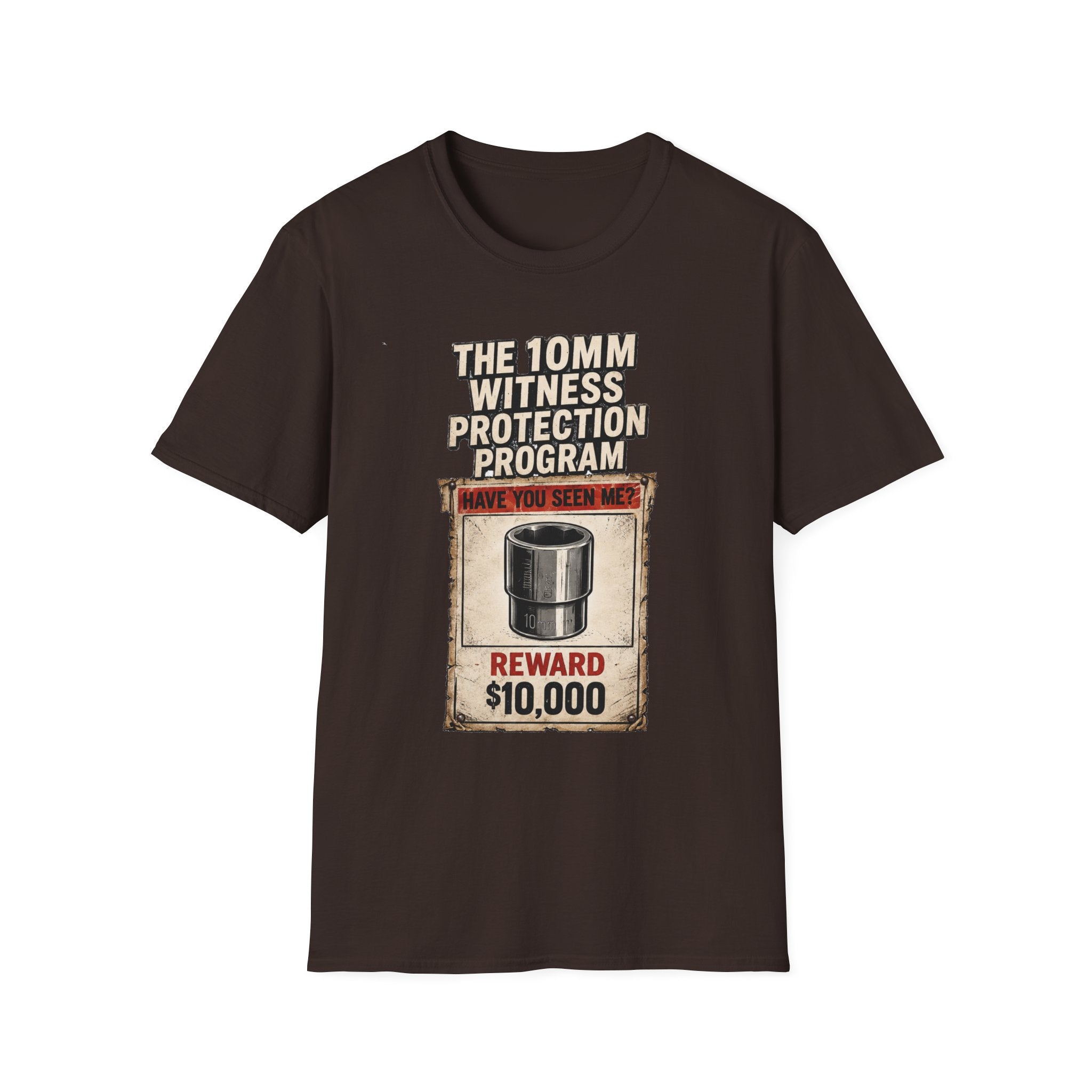 “The 10mm Witness Protection Program” Funny Graphic Tee-