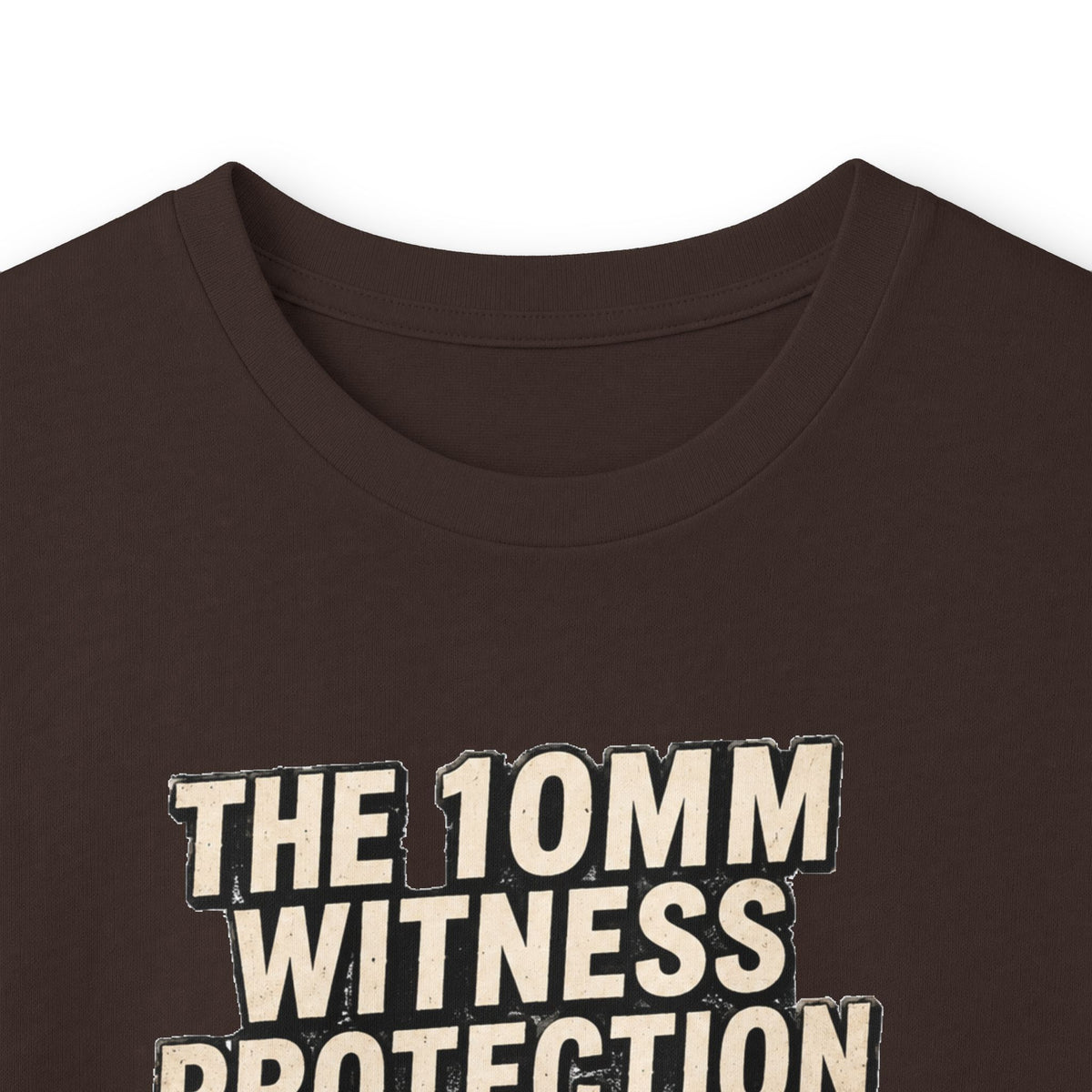 Long Sleeve Tee — “10mm Witness Protection Program” Wanted Poster Design